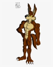 Dragonballis Whatimsaiyanis - Looney Tunes Wile E Coyote Muscles, HD Png Download, Transparent PNG