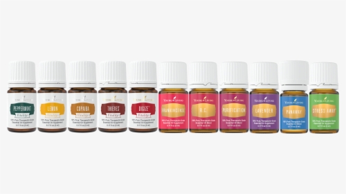 Transparent Essential Oil Png - Young Living Essential Oils Starter Kit Oils, Png Download, Transparent PNG