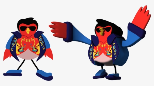 Kirsty Graham Rockin Robin - Rockin Robin Raven Cartoon, HD Png Download, Transparent PNG