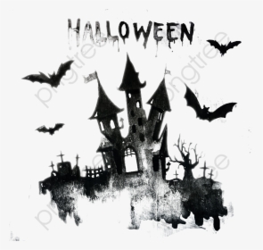 Halloween Castle Clipart - Castle Halloween Art Png, Transparent Png, Transparent PNG