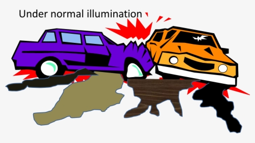 Car Wreck Drawing At Getdrawings - Car Crash Drawing Easy, HD Png Download, Transparent PNG