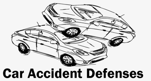 Car Accident Defenses - Road Accident For Drawing, HD Png Download, Transparent PNG