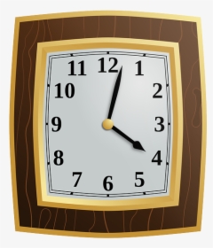 Clock, Wood, Time, Hour, Minute, Wall Clock - Wall Watch Image Hd, HD Png Download, Transparent PNG