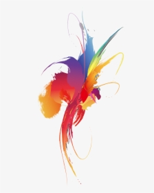 Color Wallpaper Colorful Smear - Vector Ink Splash Png, Transparent Png, Transparent PNG