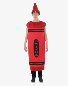 Red Crayon Adult Costume, HD Png Download, Transparent PNG