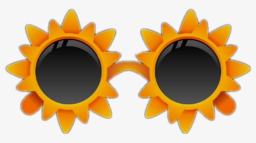 #yellow #summer #sun #glasses #sama - Circle, HD Png Download, Transparent PNG