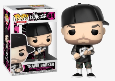 Blink 182 Travis Barker Funko Pop Vinyl Figure - Travis Barker Funko Pop, HD Png Download, Transparent PNG