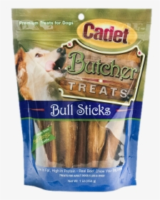 Bull Stick, Bully Sticks, Premium Bully Stick, Butcher - Cadet Butcher Treats Bully Sticks, HD Png Download, Transparent PNG