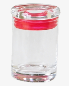 3oz Glass Jar/glass Lid/red Seal (72 Jars Per Case) - Distilled Water, HD Png Download, Transparent PNG