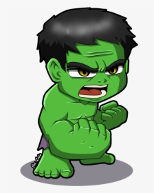 Youtube Cartoon She Transprent - Hulk Chibi Png, Transparent Png, Transparent PNG