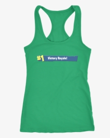 #1 Victory Royale Fortnite Women S Racerback Tank - Active Tank, HD Png Download, Transparent PNG