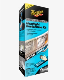 Transparent Headlights Png - Meguiar's Two Step Headlight Restoration Kit, Png Download, Transparent PNG