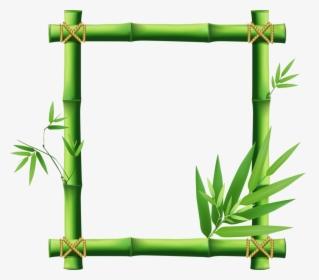 Transparent Bamboo Clipart - Bamboo Frame Clipart Png, Png Download, Transparent PNG