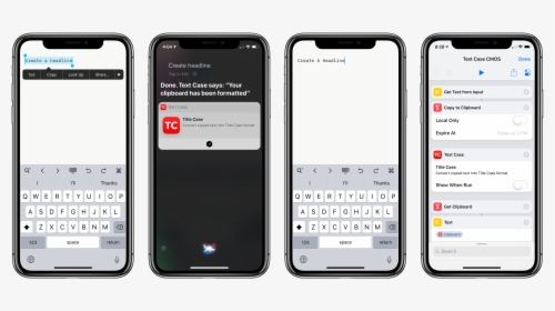 Using Text Case With Siri And Embedding It In A Custom - Ios 13 Files App, HD Png Download, Transparent PNG