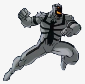 Anti Venom Png - Anti Venom In Ultimate Spider Man Cartoon, Transparent Png, Transparent PNG