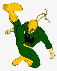 Marvel Super Hero Squad Iron Fist Spider-man Wolverine - Iron Fist De Ultimate Spider Man, HD Png Download, Transparent PNG