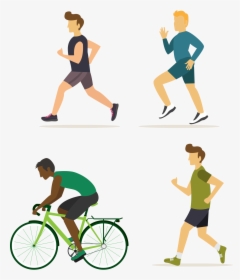Exercise Fitness Stretching Walking Man - Walking Exercise Clipart, HD Png Download, Transparent PNG