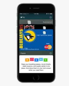 Apple Pay On Iphone - Waseca Bluejays, HD Png Download, Transparent PNG