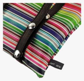 Leather String Belt Bag Multicolor Horizontal Stripes - Wristlet, HD Png Download, Transparent PNG