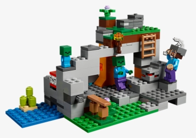 Lego Minecraft The Zombie Cave 21141, HD Png Download, Transparent PNG