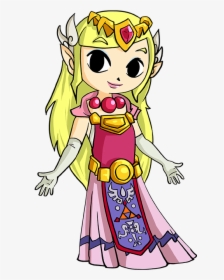 How To Draw Princess Zelda - Draw Zelda Characters, HD Png Download, Transparent PNG