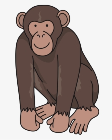 Chimpanzee Png - Transparent Chimpanzee Clipart, Png Download, Transparent PNG