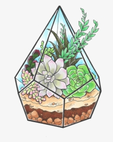 #png #edit #freetoedit #tumblr #overlay #cactus - Pastel Plant Aesthetic Background, Transparent Png, Transparent PNG