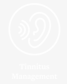Tinnitus Management Circle Icon White Outline - Poster, HD Png Download, Transparent PNG