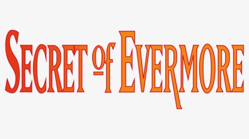Secret Of Evermore Logo - Secret Of Evermore Snes, HD Png Download, Transparent PNG