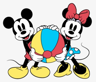 Retro Mickey And Minnie Clipart, HD Png Download, Transparent PNG