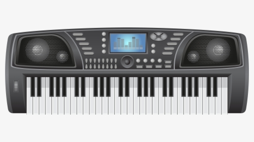 Piano Clipart Keyboard Casio - Synthesizer Clipart, HD Png Download, Transparent PNG
