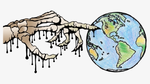 Drawing Dying Earth - Clip Art Earth Dying, HD Png Download, Transparent PNG