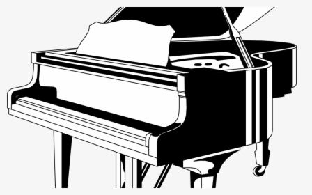 Piano Clipart Swirly - Piano Clipart Png, Transparent Png, Transparent PNG