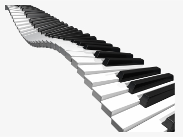 Piano Clipart Easy - Transparent Background Piano Keys Clipart, HD Png Download, Transparent PNG