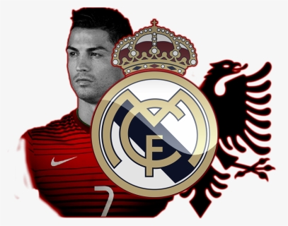 Transparent Cristiano Ronaldo Png - Lambang Real Madrid Dls 2019, Png Download, Transparent PNG