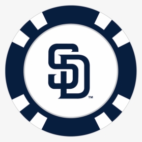 San Diego Padres Poker Chip Ball Marker - New England Patriots Logo Circle, HD Png Download, Transparent PNG