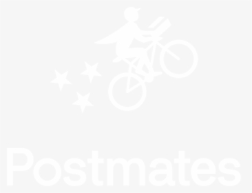 White Postmates Logo, HD Png Download, Transparent PNG