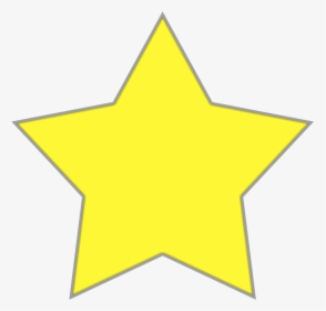 Yellow Star With Black Background, HD Png Download, Transparent PNG