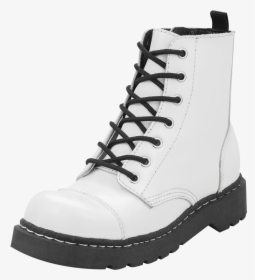 Tuk White Combat Boots, HD Png Download, Transparent PNG