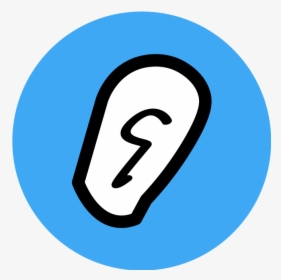 Flat Icon Ear - Circle, HD Png Download, Transparent PNG