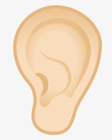 Ear Light Skin Tone Icon - Illustration, HD Png Download, Transparent PNG