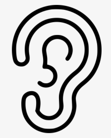Ear Sound Hear Biology Anatomy Medicine - Line Art, HD Png Download, Transparent PNG