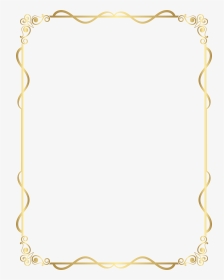 Transparent Gold Flourish Png - Necklace Border Clipart, Png Download, Transparent PNG