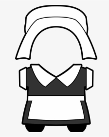 Pilgrim Hat Clipart Outfit Picture Transparent Png - Girl Pilgrim Hat Clipart, Png Download, Transparent PNG