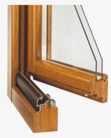 Transparent Wooden Window Frame Png - Wood Profile Window, Png Download, Transparent PNG