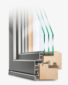 Idealu Aluminum Clad Wood Profile - Wood Window Frame Profile, HD Png Download, Transparent PNG
