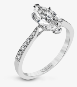 18k White Gold Engagement Ring Tipton S Fine Jewelry - Engagement Rings, HD Png Download, Transparent PNG