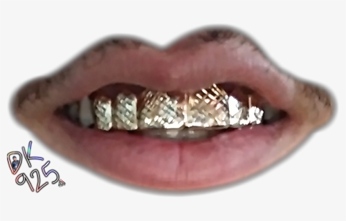 My Actual - Transparent Png Gold Teeth Mouth, Png Download, Transparent PNG