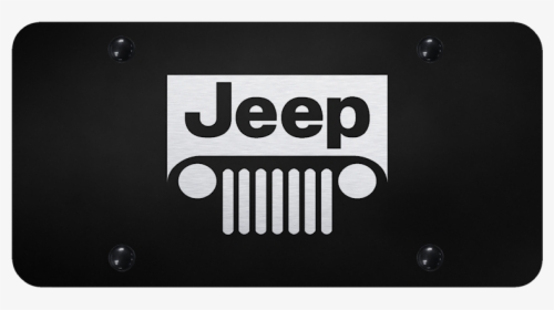 Au-tomotive Gold Jeep Grill Laser Etched Black Plate - Circle, HD Png Download, Transparent PNG