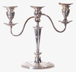 Plated Three Branch Candelabra - Antique, HD Png Download, Transparent PNG